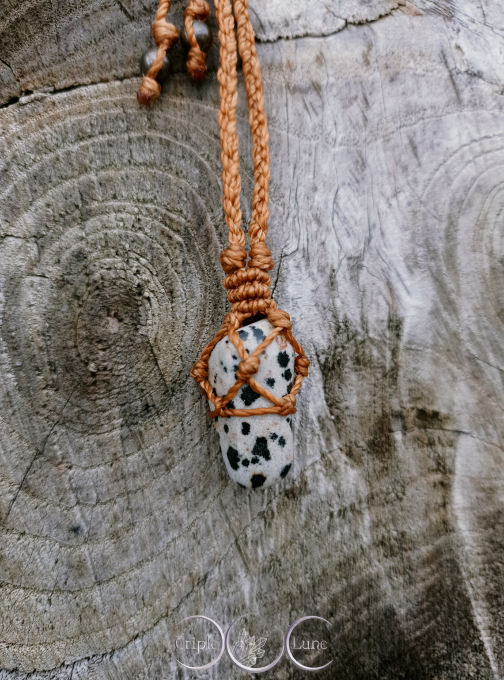 Collier Filet Jaspe Dalmatien